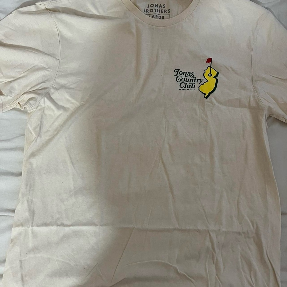 Jonas Brothers Country Club Cream shirt